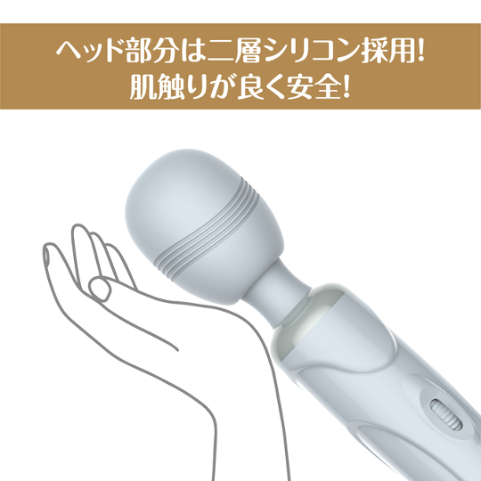 Kiwami Ten Pro Denma Vibrator - Powerful wand vibe with flexible head - Kanojo Toys