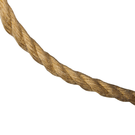 Handmade Beeswax Tanned Hemp Rope 8 mm Thick 7 m Long - Thick shibari bondage rope for BDSM - Kanojo Toys