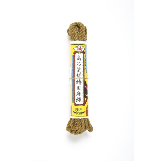 High-Quality Shibari Hemp Rope 7 m (23 ft) Gold - Kinbaku rope bondage for partner restraint - Kanojo Toys