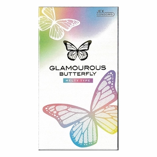 Glamorous Butterfly Melty Condoms - Lubricated contraception for couples - Kanojo Toys