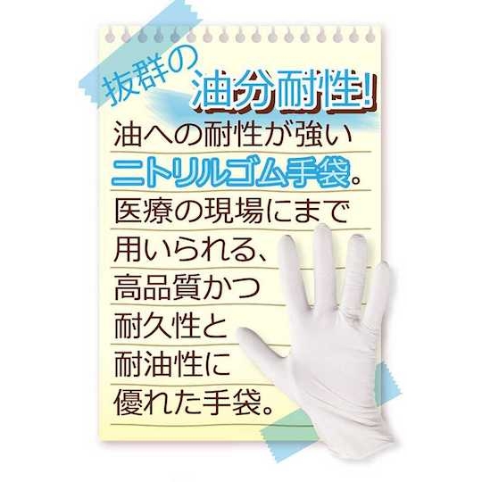 Masturbator Support Kit Plus - Set of sanitizer spray, gloves, leakage apron - Kanojo Toys
