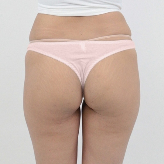 Skin-Friendly Cotton T-Back Panties L Pink - Comfy thong for women - Kanojo Toys