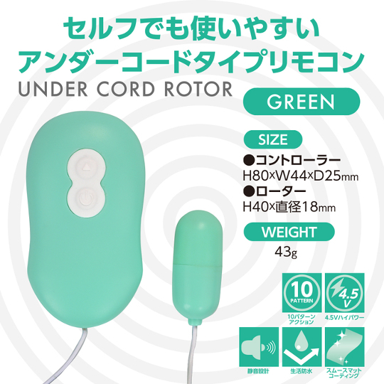 Controtor Vibrator Green - Compact yet powerful vibe toy - Kanojo Toys