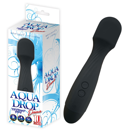 Aqua Drop Denma Vibrator - Rechargeable soft silicone vibe - Kanojo Toys