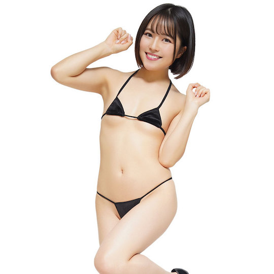 Soft and Fluffy Micro Bikini Black - Sexy, revealing lingerie for women - Kanojo Toys