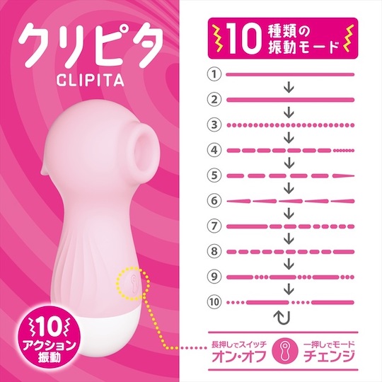 Clipita Suction Toy Pink - Sucking stimulation for nipples and clitoris - Kanojo Toys
