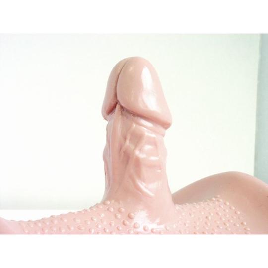 Rideable Cock Dildo Saddle Skin Color - Penis toy for sitting on - Kanojo Toys