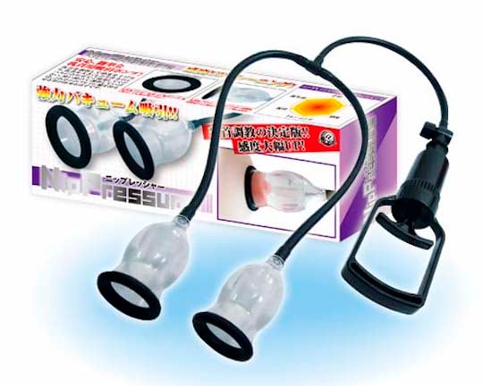 Nippressure Nipple Suction Pump - Manual breast pump toy - Kanojo Toys