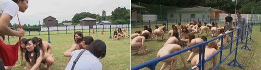 Human Farm Girl Horse Stables by SOD - Soft on Demand outdoor gang bang porn - Kanojo Toys