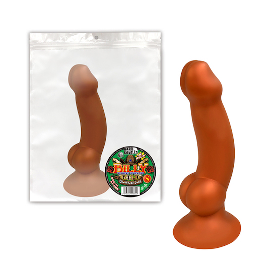 Billy the Dildo Gold Small - Japanese penis toy with suction cup - Kanojo Toys