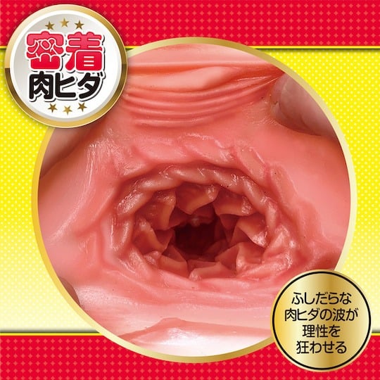 Natural Pussy Snug Folds Masturbator - Realistic Japanese vagina onahole toy - Kanojo Toys