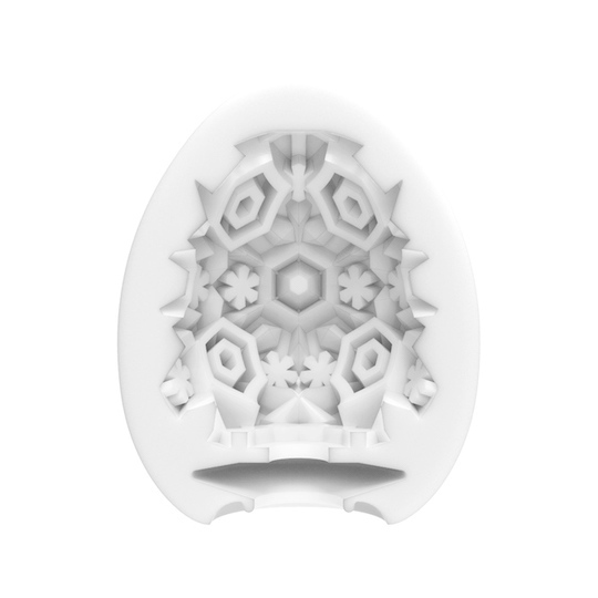 Tenga Egg Snow Crystal - Convenient male masturbation sleeve - Kanojo Toys