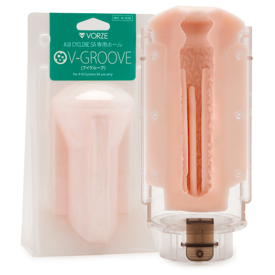 Vorze A10 Cyclone SA V Groove - Rends sex toy replacement sleeve - Kanojo Toys