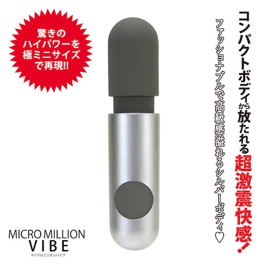 Micro Million Vibe - Compact, handheld massager vibrator - Kanojo Toys