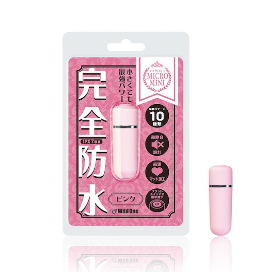 Orgasm Guaranteed Waterproof Micro Bullet Vibe Pink - Compact, quiet vibrator toy - Kanojo Toys