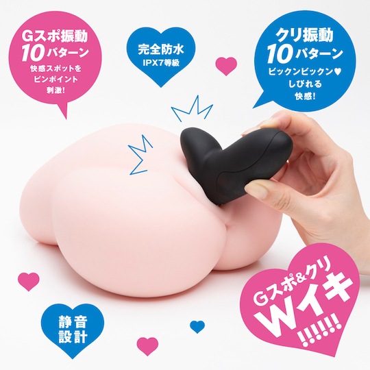 Waterproof G Vibe Black - Simultaneous clitoral and vaginal stimulation - Kanojo Toys