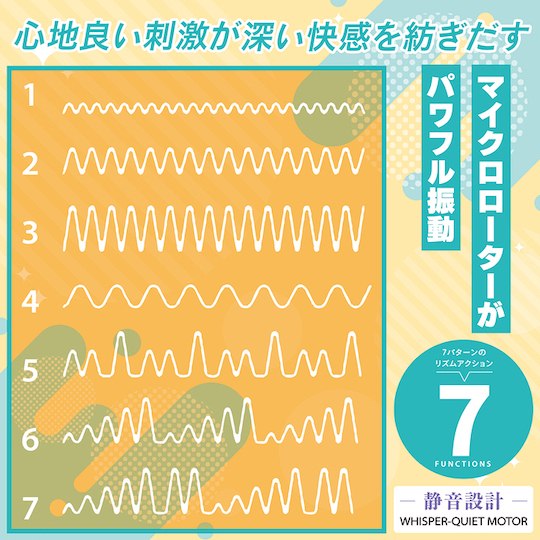Vivid Rhythm Stick Vibrator Orange - Stick-style vibe for pinpoint stimulation - Kanojo Toys