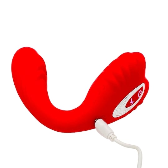 Yuai Curved Heart Vibrator - Double-ended vibe toy - Kanojo Toys