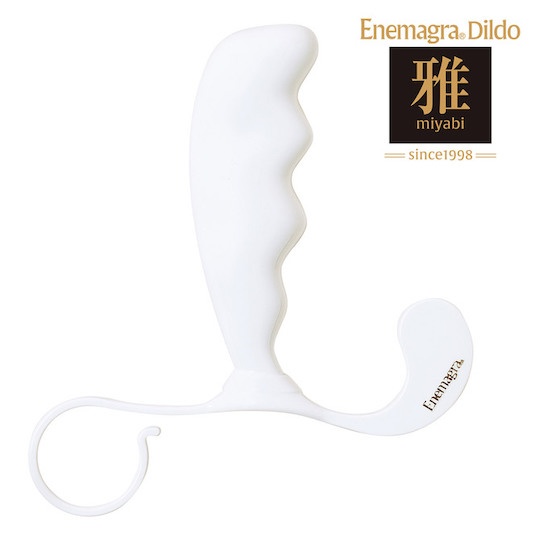 Enemagra Legend Miyabi Prostate Dildo White - Male anal massager - Kanojo Toys