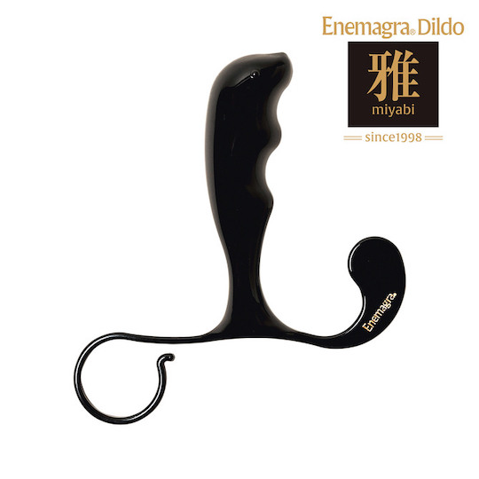 Enemagra Dolphin Miyabi Prostate Dildo Black - Anal toy for men - Kanojo Toys