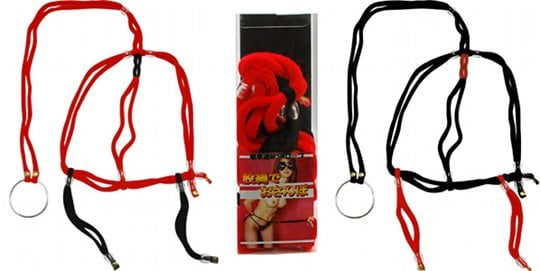 Beginner's Japanese Bondage Rope Matanawa Osanpo - Crotch rope shibari BDSM set with lead - Kanojo Toys