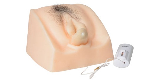 Tama Ijime Hairy Pussy Powered Onahole - Ball sack stimulation vibrator masturbator - Kanojo Toys