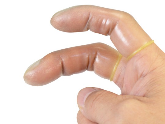 Finger Condoms - Latex finger cot protection for anal fingering, vibrators, dildos - Kanojo Toys