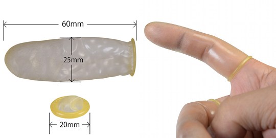 Finger Condoms - Protection for anal fingering, vibrators, dildos - Kanojo Toys