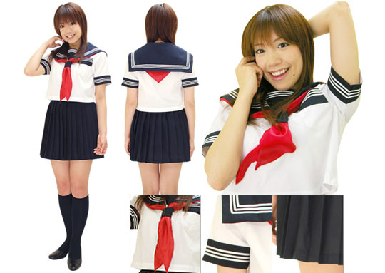 Japanese School Girl Uniform - Schoolgirl student cosplay costume - Kanojo Toys