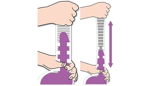 Bump Slide - Reversible stretchable masturbation sleeve - Kanojo Toys
