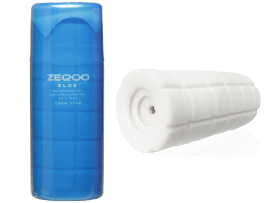 Zeqoo Onacup Blue Chew Type - Vacuum masturbator - Kanojo Toys