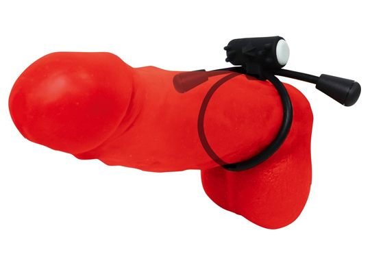 Men's Gear Dristar Penis Ring Bullet Vibrator - Adjustable cock tie with vibe - Kanojo Toys