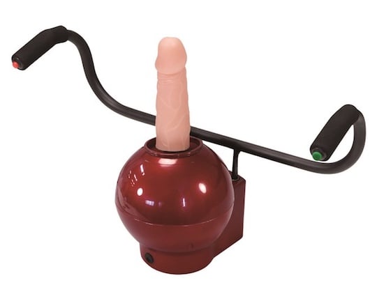 Stomping Love Ball Ecstasy Handle Powered Dildo Seat - Sex stool for women - Kanojo Toys