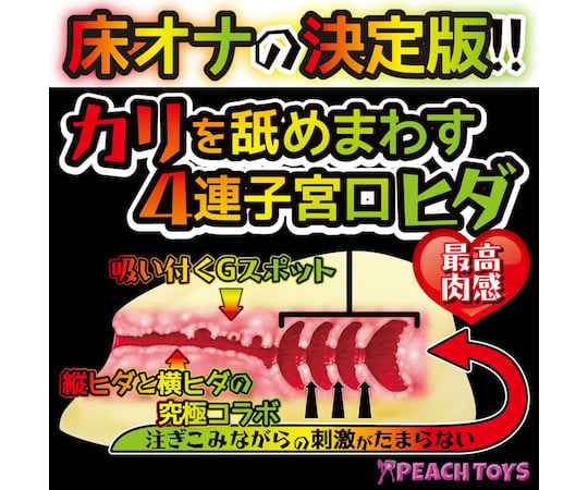 Floor Sex Meiki Tanetsuke Press Onahole - Large flatbed-style masturbator - Kanojo Toys
