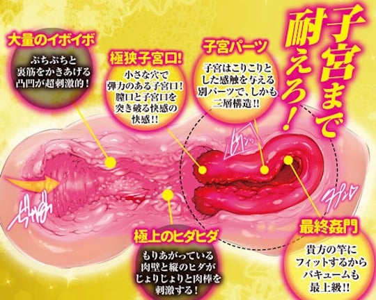 Shikyu Kantsu Uterus Fornicator Onahole - Super tight pussy masturbator - Kanojo Toys
