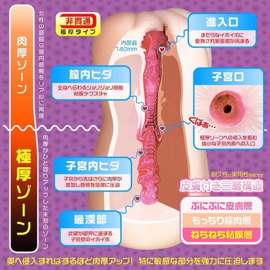 Gokuatsu Lover Voluptuous Japanese Girl Onahole - Pocchari fetish masturbator - Kanojo Toys