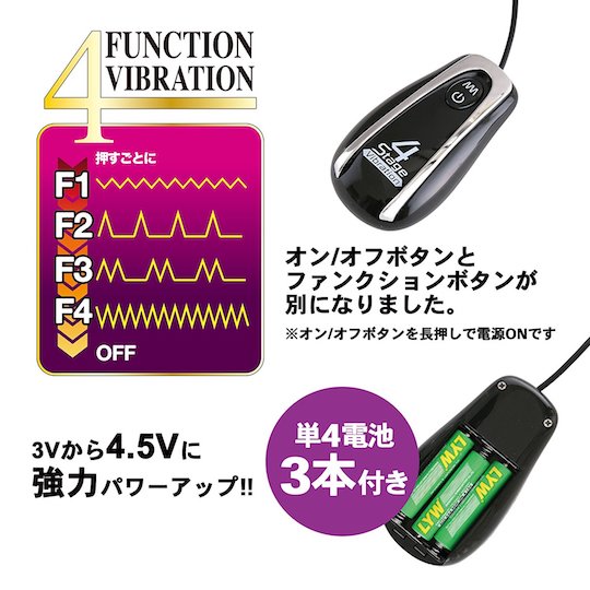 Back Fire Tama Goroshi Anal Vibrator - Beaded anal vibe - Kanojo Toys