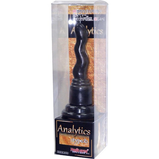 Analytics Type 2 Anal Dildo - Wavy design anal masturbator toy - Kanojo Toys