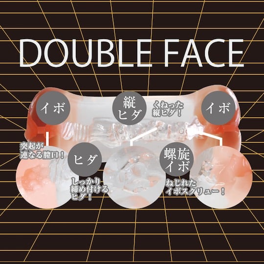 Love AI Crystal Onahole - Double-hole transparent masturbator - Kanojo Toys