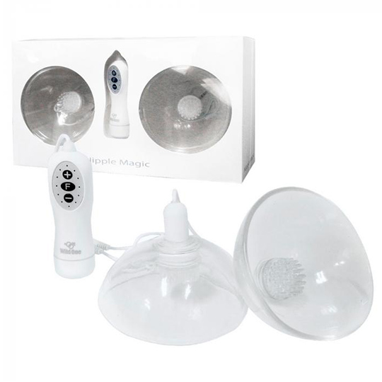 Nipple Magic Cup Vibrators - Breast stimulation attachment vibe - Kanojo Toys