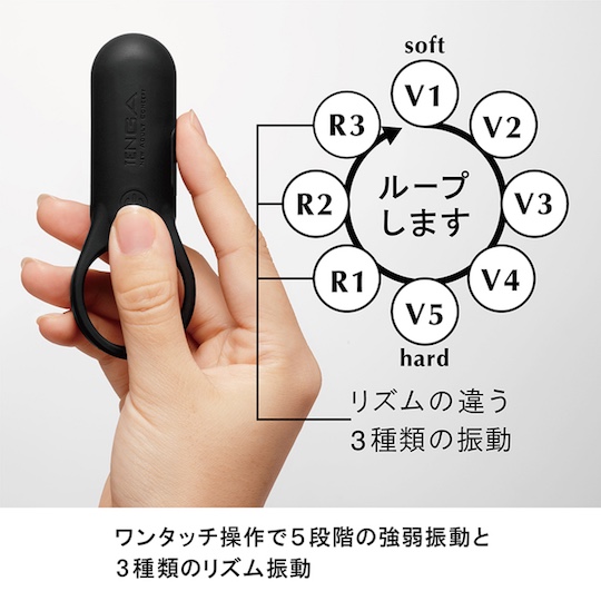 Tenga SVR Plus Smart Vibe Ring - Designer couple-play vibrator - Kanojo Toys