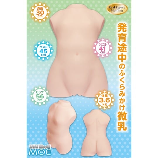 ViViDoll 01 Moe - Realistically molded torso doll masturbator - Kanojo Toys