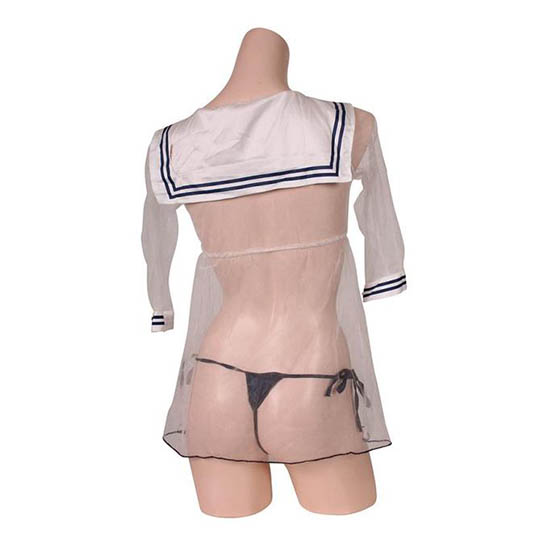 See-through No. 1 Sailor Schoolgirl Uniform Set - Sexy Japanese school student costume - Kanojo Toys