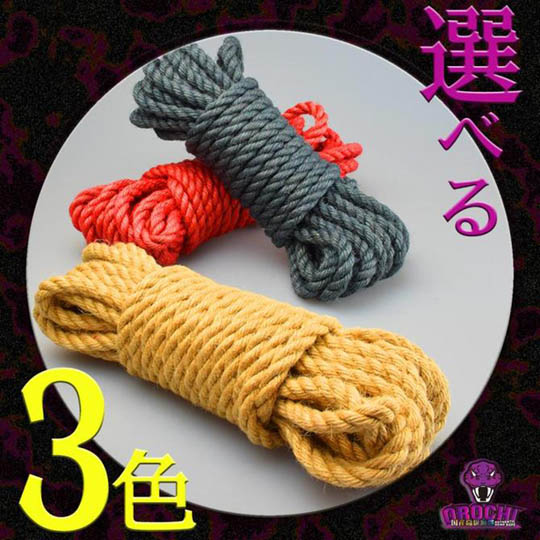 Orochi Asanawa Hemp Rope for Shibari Bondage - Japanese BDSM fetish rope - Kanojo Toys