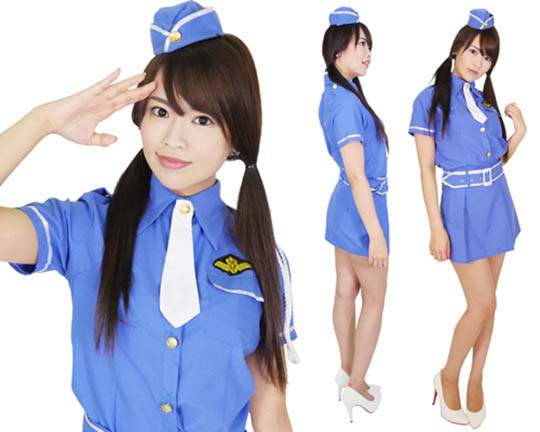 Cosmopolis Sexy Female Pilot Costume - Role-play fetish cosplay - Kanojo Toys