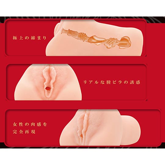 Chitsuniku Raw Labia Onahole - Realistic vulva replica masturbator - Kanojo Toys