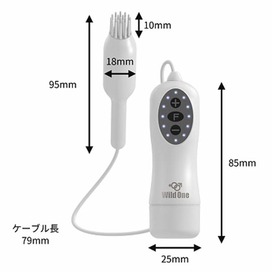 ChiChi Kuri Rotor Vibrator - Stimulating vibration brush - Kanojo Toys