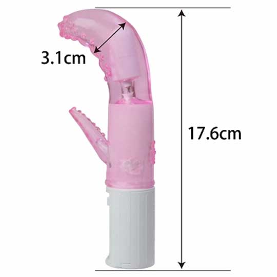 Mad Orgasm Syndrome Vibrator - G-spot and clitoris vibrating dildo - Kanojo Toys
