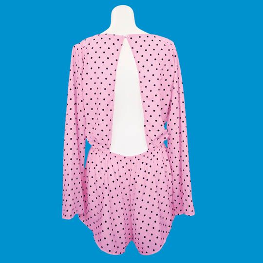 Otoko no Ko Polka Dot Chiffon Rompers - Cute nightgown for male crossdressers - Kanojo Toys