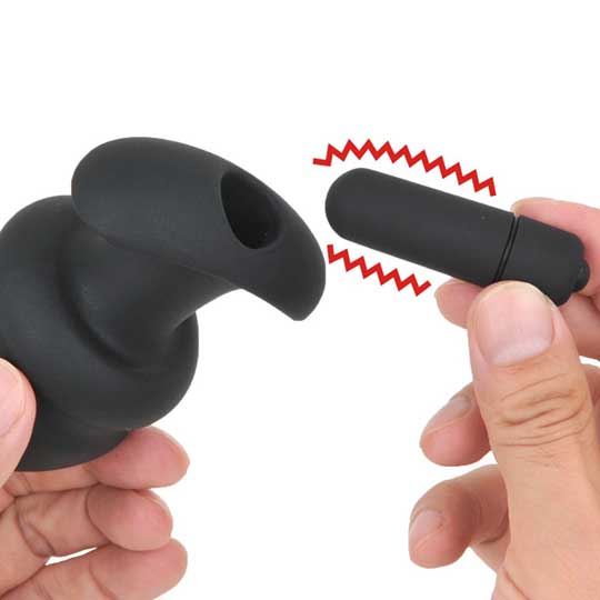 Mush Hole Plug - Butt plug with bullet vibrator - Kanojo Toys